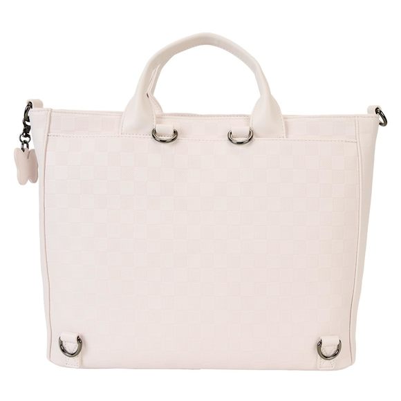 Minnie Mouse Checkered Texture Convertible Backpack & Tote Bag ^_^